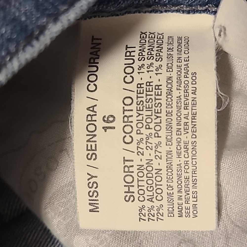 Gloria Vanderbilt Amanda Classic Blue Women's Jeans - 16 Short - Picture 6 of 12